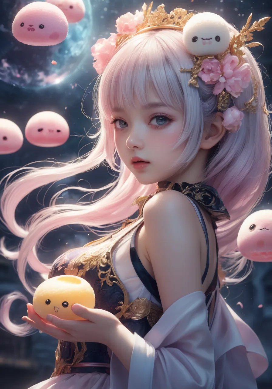 highres,  best quality,  summon deep dark fantasy kawaii mochi mochi wani wani panic by tkvier on Tensor.Art