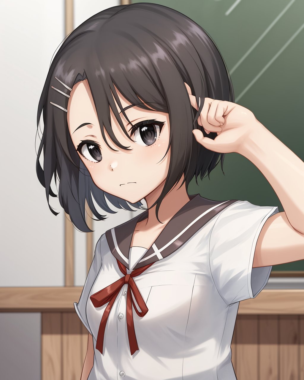 1girl,  solo,  school uniform by Ttan on Tensor.Art