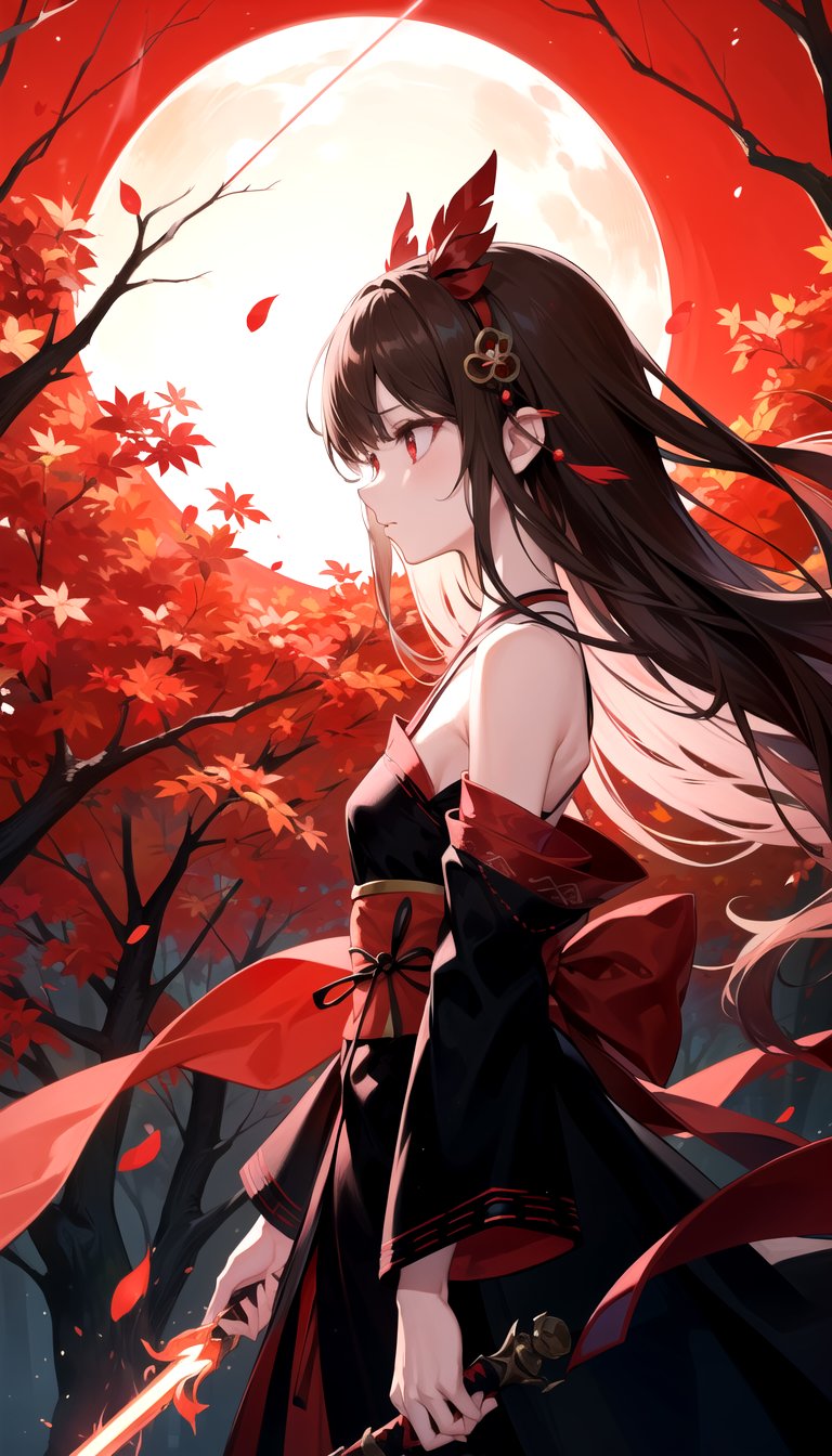 Japanese hair ornament,  , by miaomiao on Tensor.Art