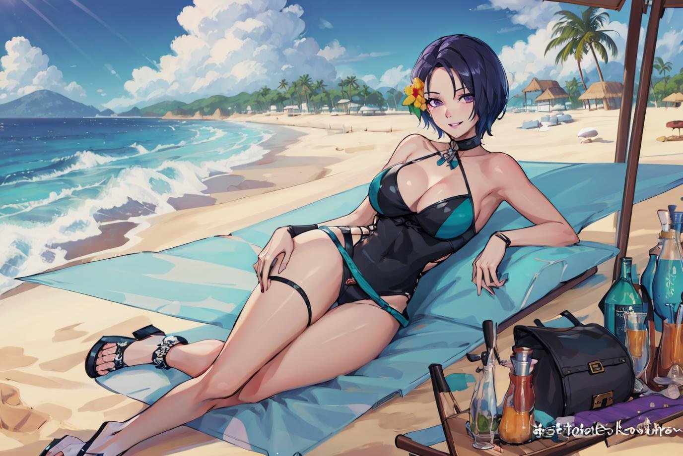 beach,  sumShamir,  1girl by bsinky on Tensor.Art