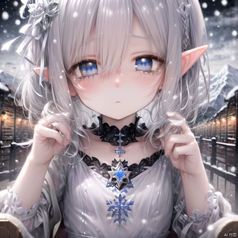 黛蕾特(elf,  loli,  white_gothic) by 灯之幻星河 on Tensor.Art