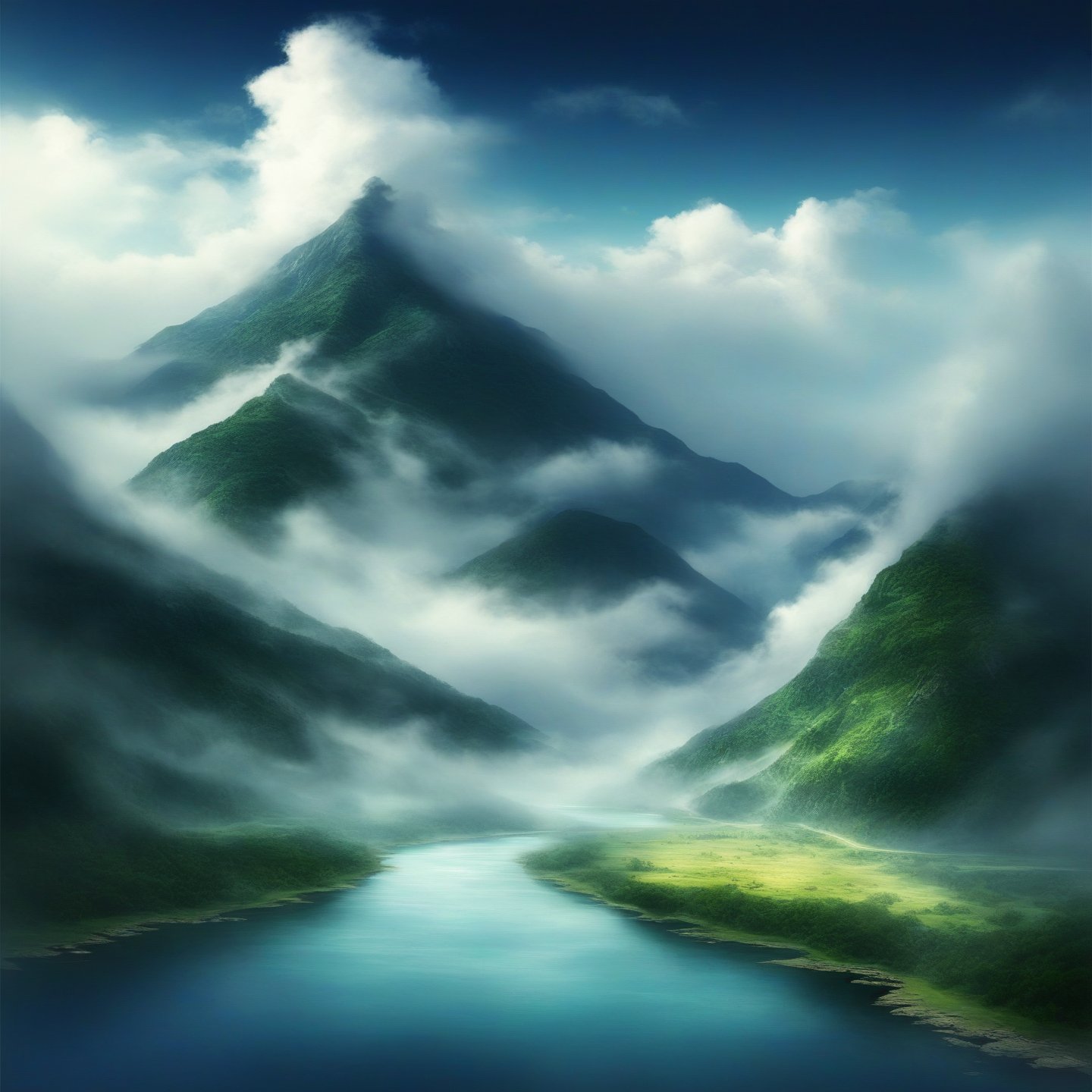 :Artist - Sakimichan,  scenery,  cloud by 超市里扫货 on Tensor.Art