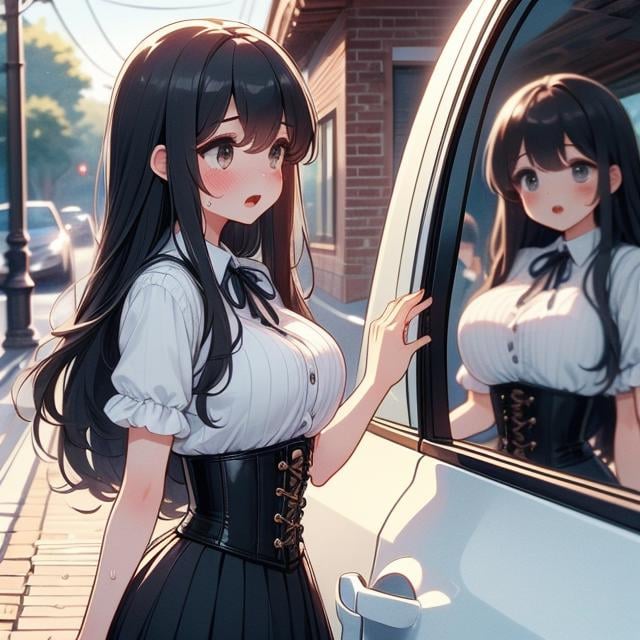 (((masterpiece))),  (((best quality))),  (((looking car glass))) by 鬼畫符 on Tensor.Art