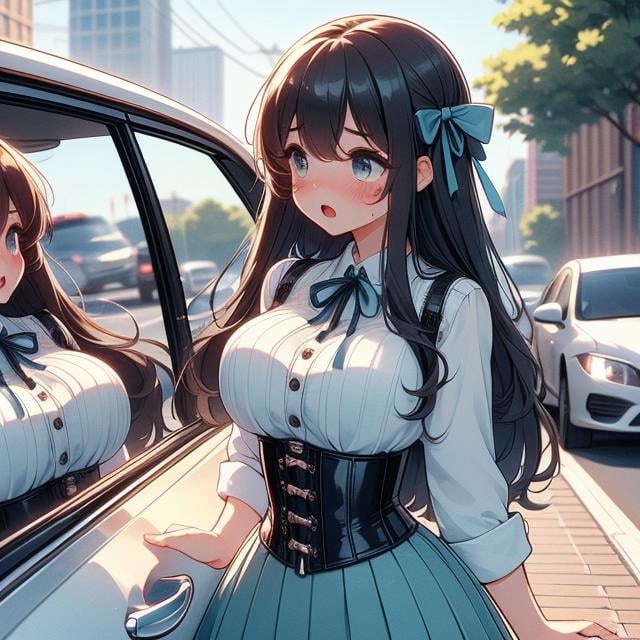 (((masterpiece))),  (((best quality))),  (((looking car glass))) by 鬼畫符 on Tensor.Art