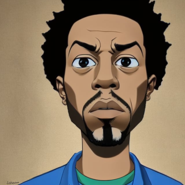 shawt as a boondocks cartoon,  3k0,  l4tex4rmor by shawtai on Tensor.Art