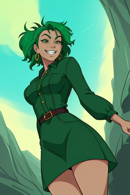 woman,  grin,  from below by dbst17 on Tensor.Art