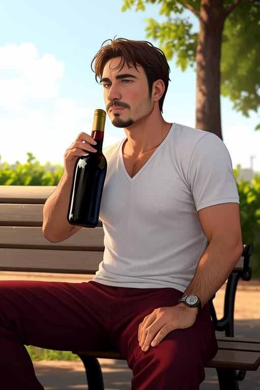 man,  facial hair,  unshaven by dbst17 on Tensor.Art
