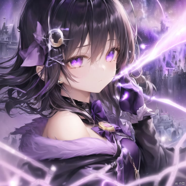 purple_eyes,  kawaii,  boy by 灯之幻星河 on Tensor.Art