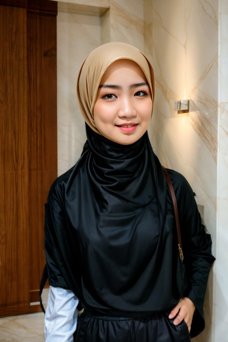 1 girl, solo, hijab,  

,N4HW4 