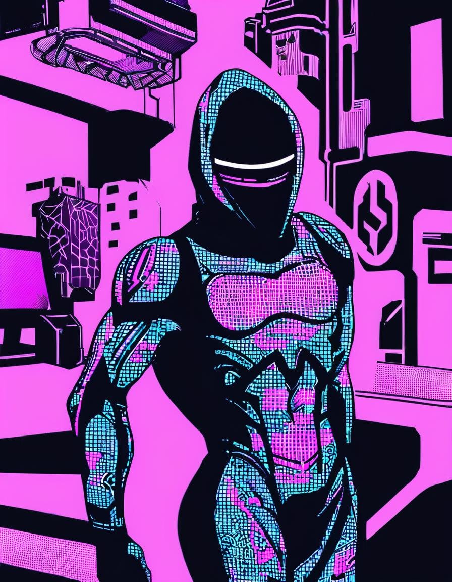 neonpunk style blue theme,  monochrome,  glowing by Lembont on Tensor.Art