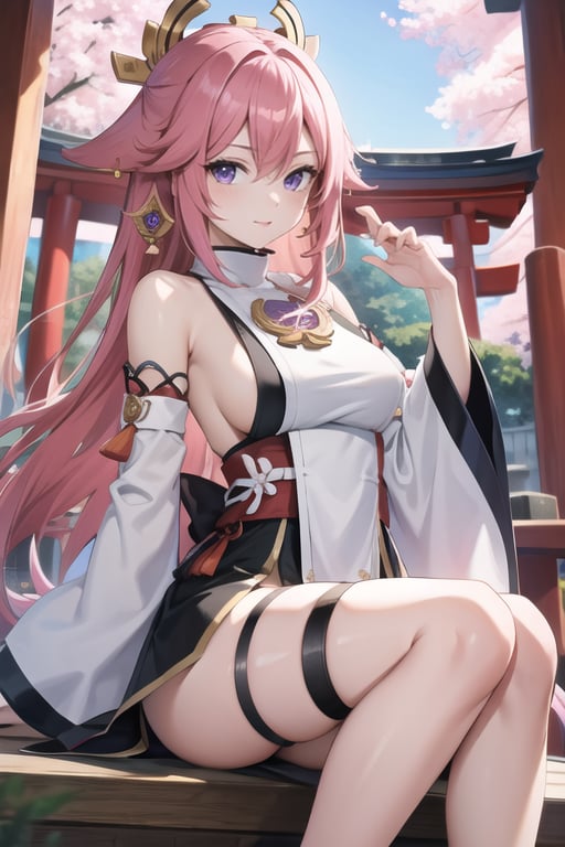 yaemiko,  ,  yae miko by miaomiao on Tensor.Art