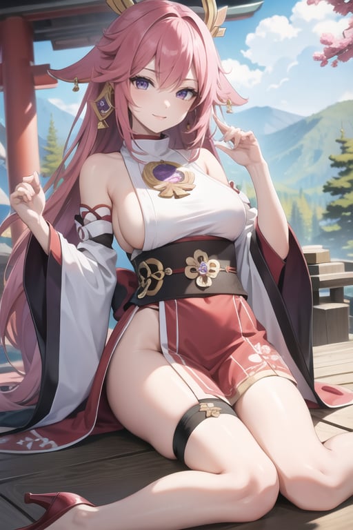yaemiko,  ,  yae miko by miaomiao on Tensor.Art