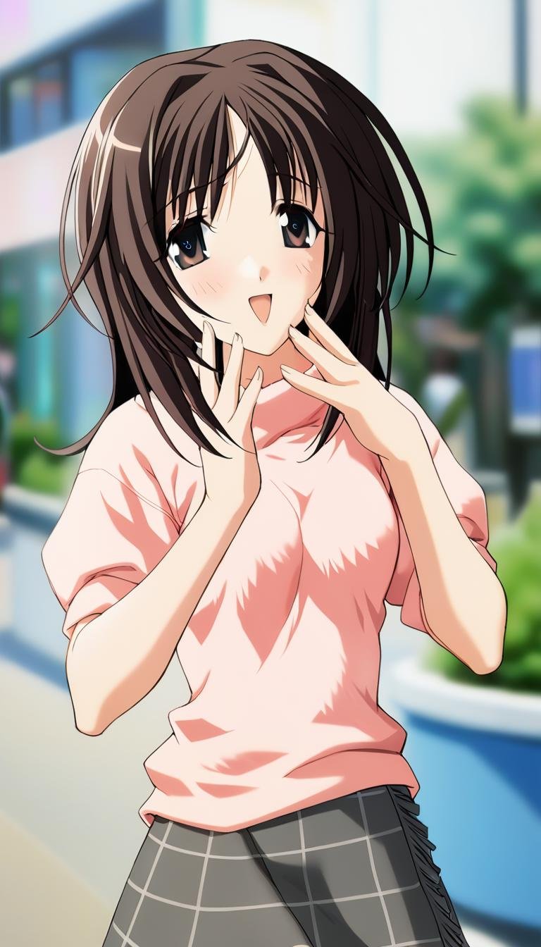 1girl,  kashima neo,  pink sweater by CruZz127 on Tensor.Art