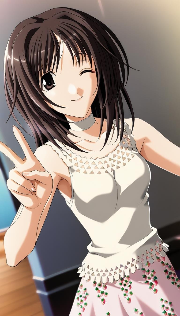 1girl,  kashima neo,  white camisole by CruZz127 on Tensor.Art