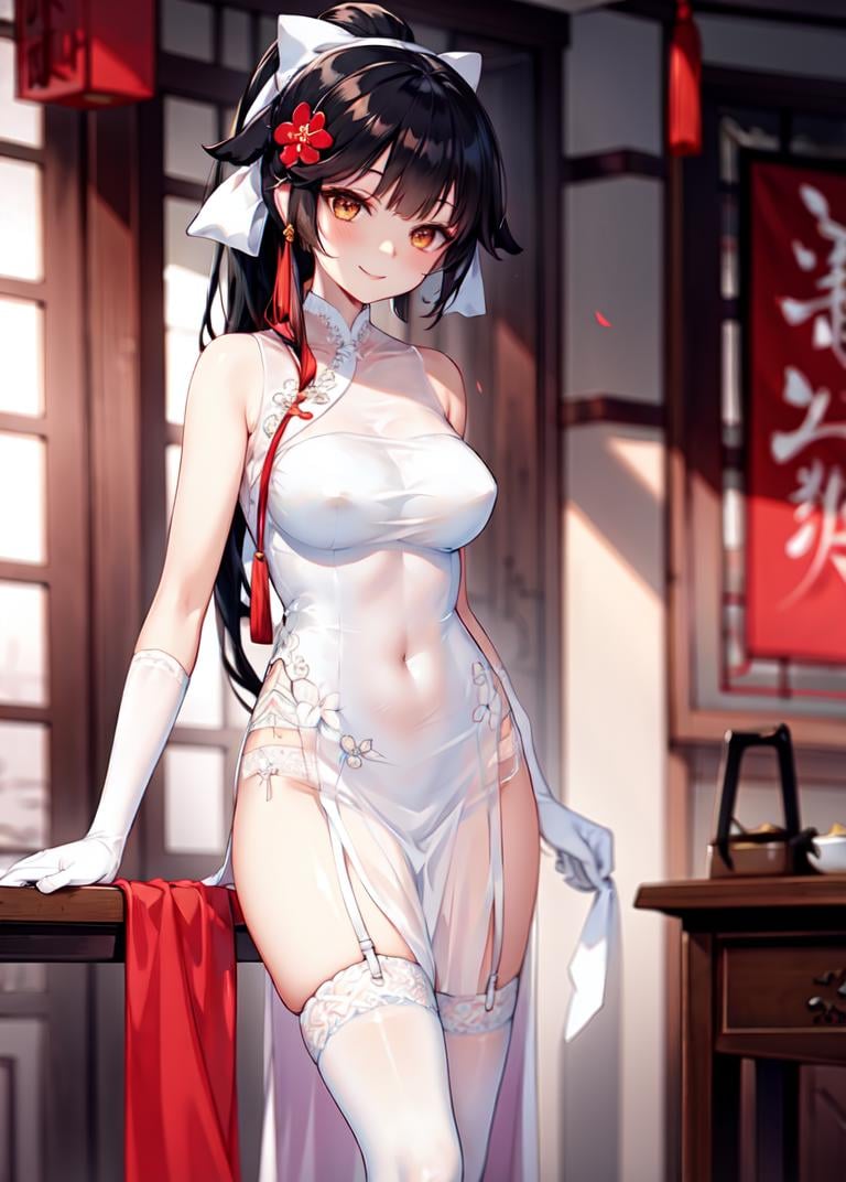 takao_\(azur_lane\),  ponytail,  black_hair by sk on Tensor.Art