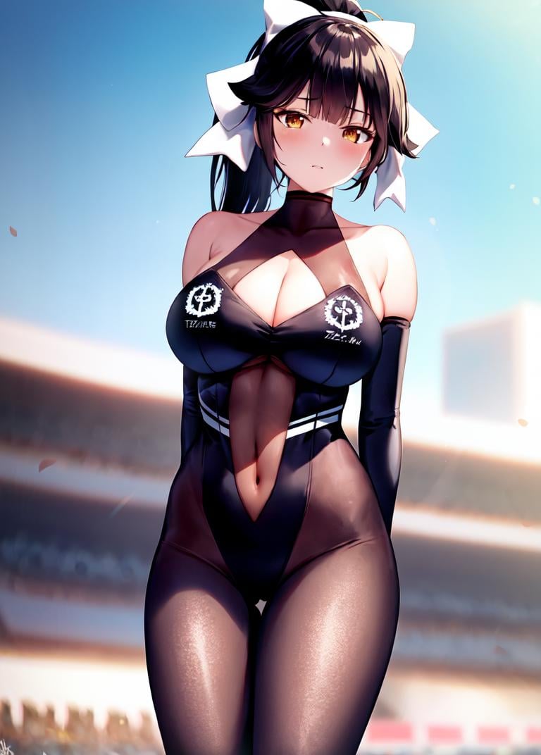 takao_\(azur_lane\),  ponytail,  black_hair by sk on Tensor.Art