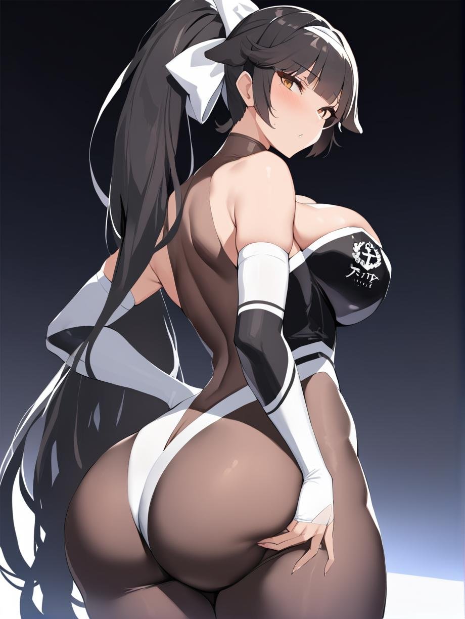 takao_\(azur_lane\),  long hair,  race_queen by sk on Tensor.Art