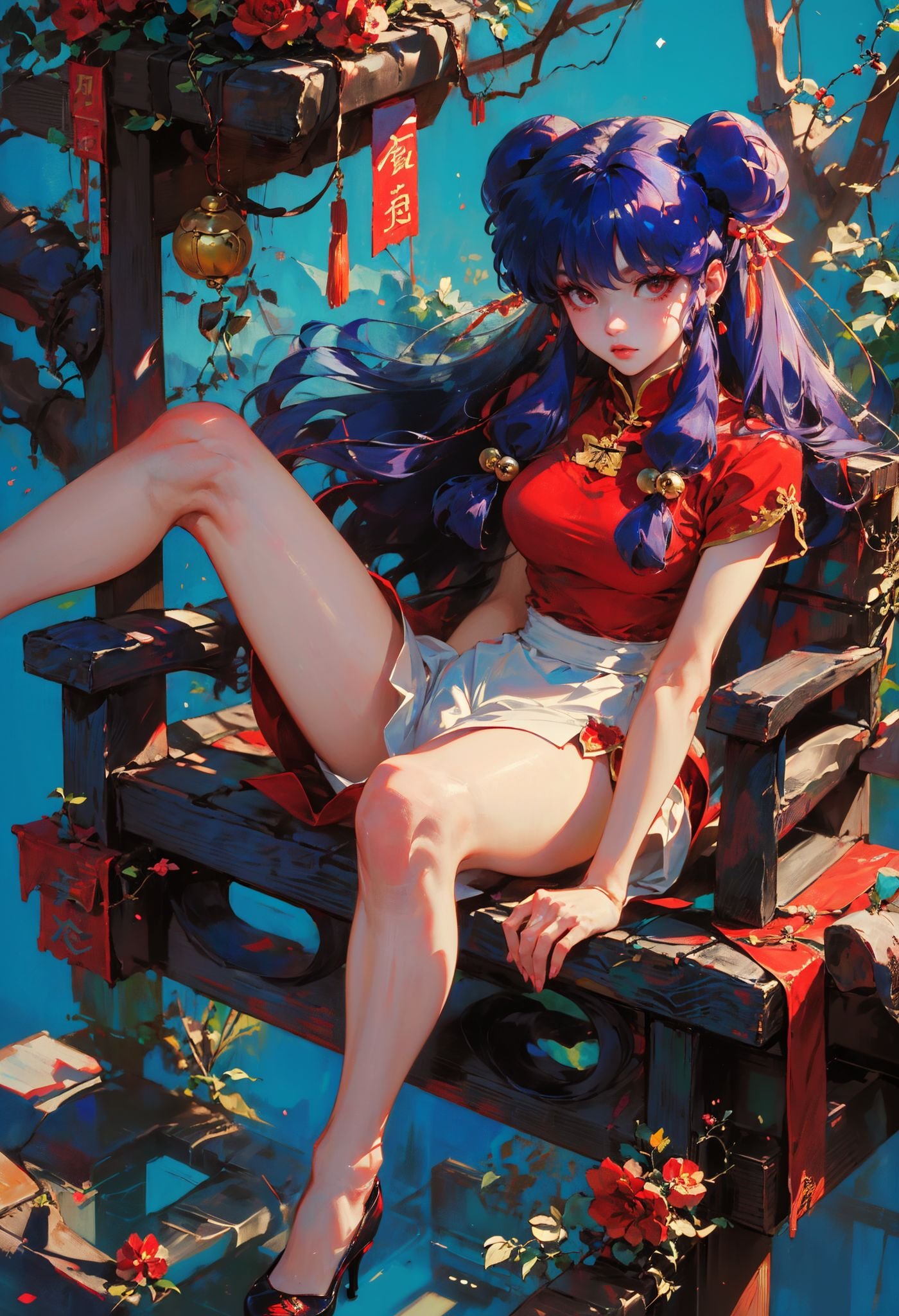 xuer Shampoo,  1girl,  shampoo \(ranma 1/2\) by Ttan on Tensor.Art
