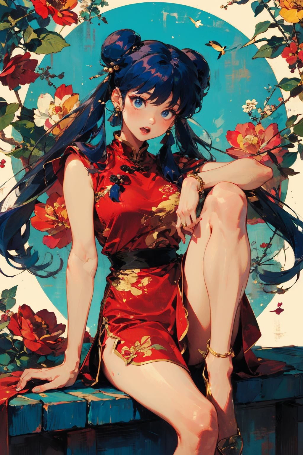 xuer Shampoo,  1girl,  tiger by Ttan on Tensor.Art