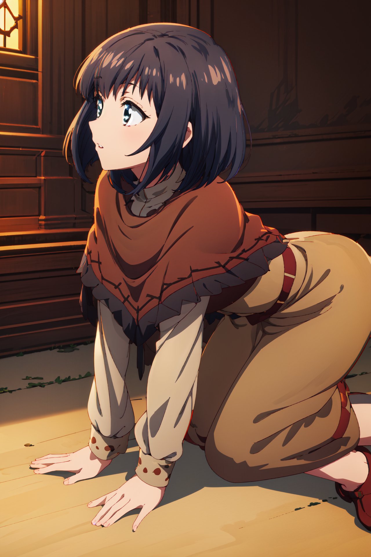 on all fours,  portrait,  afterglow by Ttan on Tensor.Art