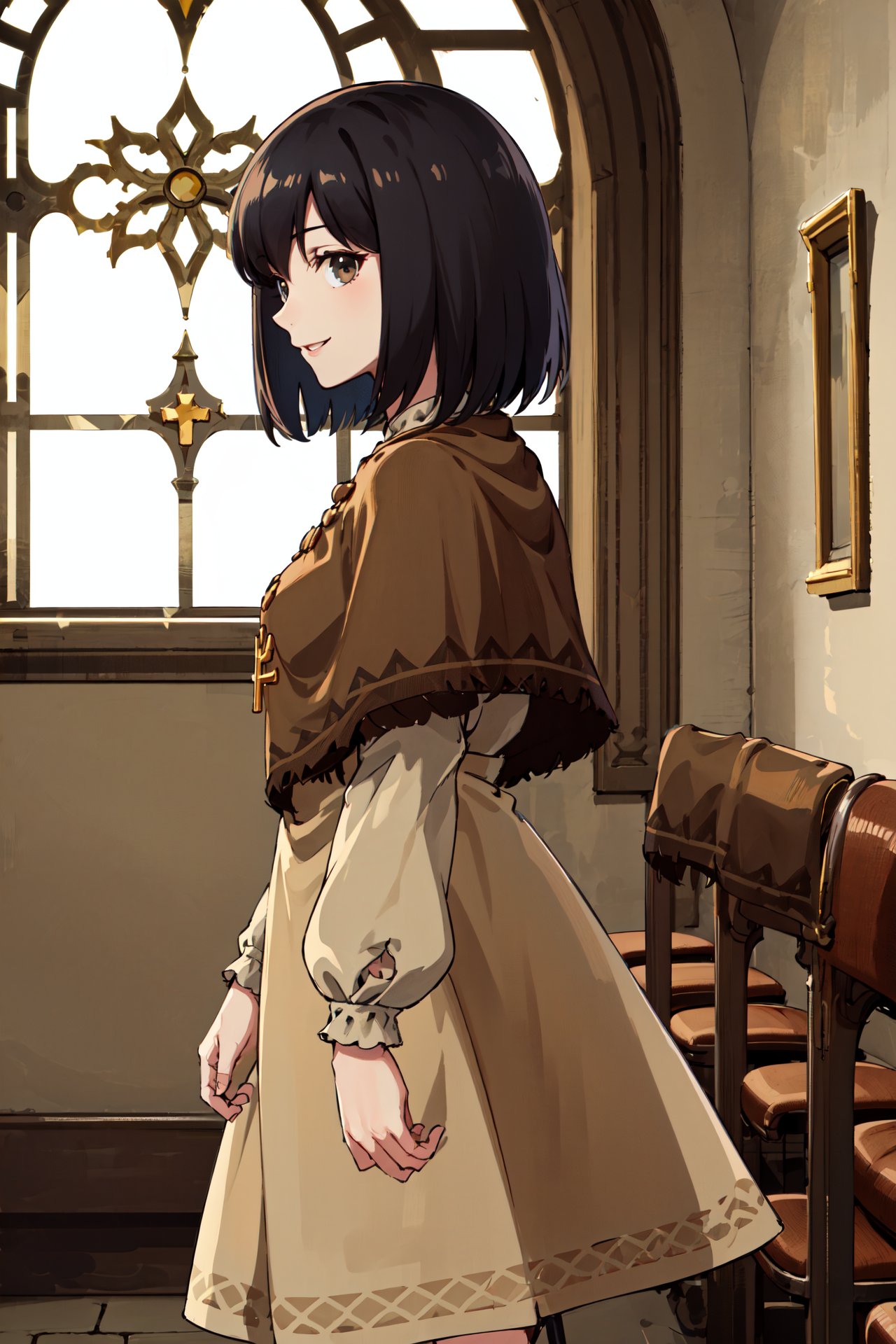 arms at her side,  from side,  :o by Ttan on Tensor.Art