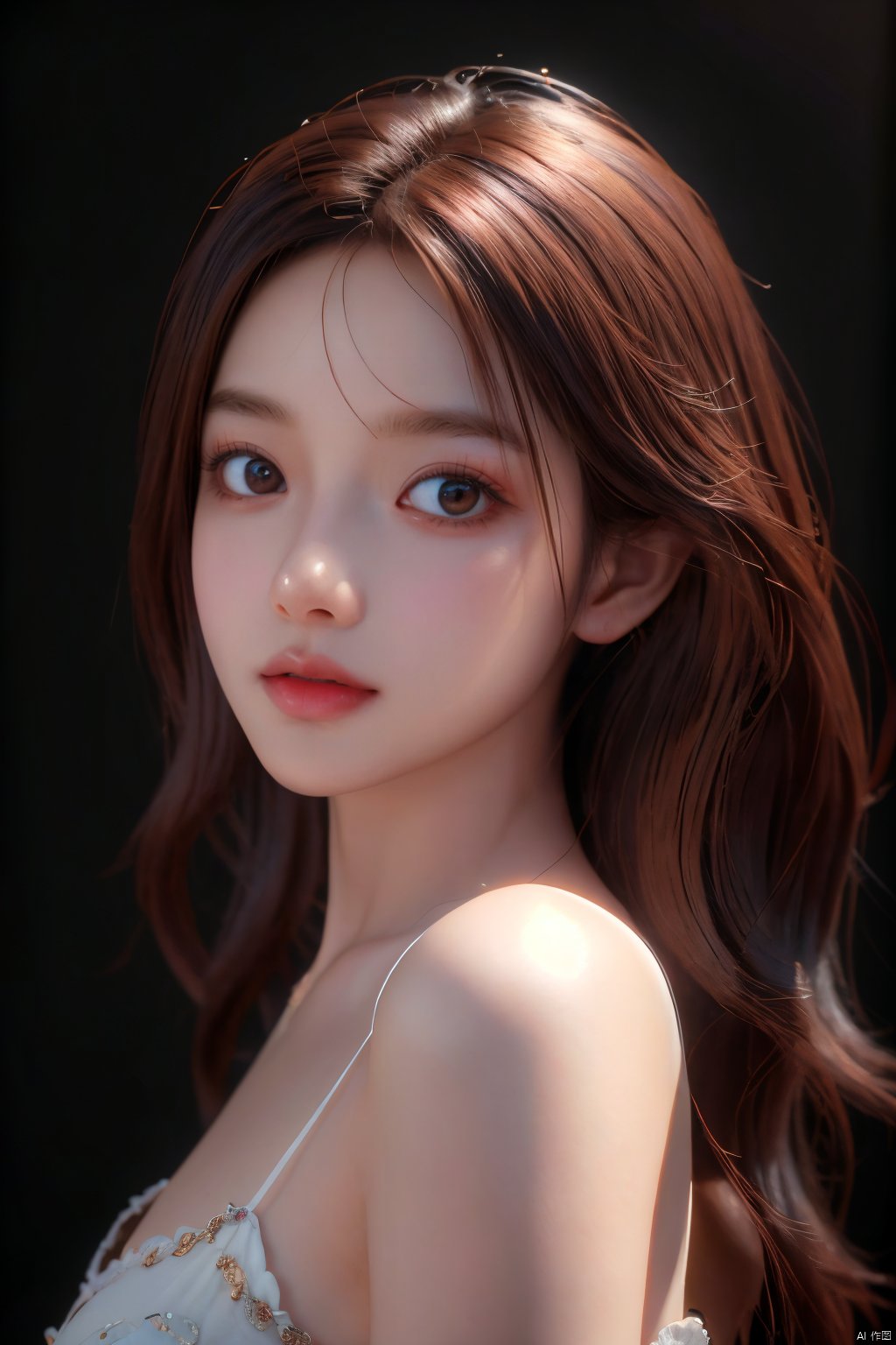 girl, solid color background, superdetail, anime,look at audience, highdetail, art station seraflur, art, sacredmovie, edge lighting, soft focus, lightand dark contrast, 8k, best quality;3d,c4d, blender, oc renderer, movielighting, ultra high definition, 3drendering, Sweetheart, Sweet Girl<lora:EMS-313478-EMS:0.800000>