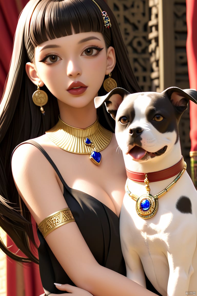 yanhouaiji\(ip\),  1girl,  dog by 树妖姥姥 on Tensor.Art