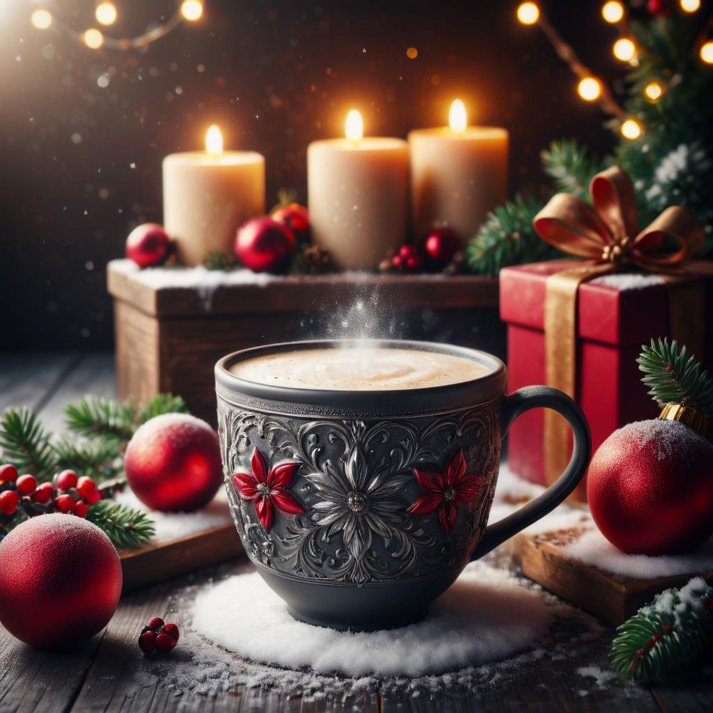 <lora:ChristmasWinteryXL:0.5>ChristmasWintery decorative cup