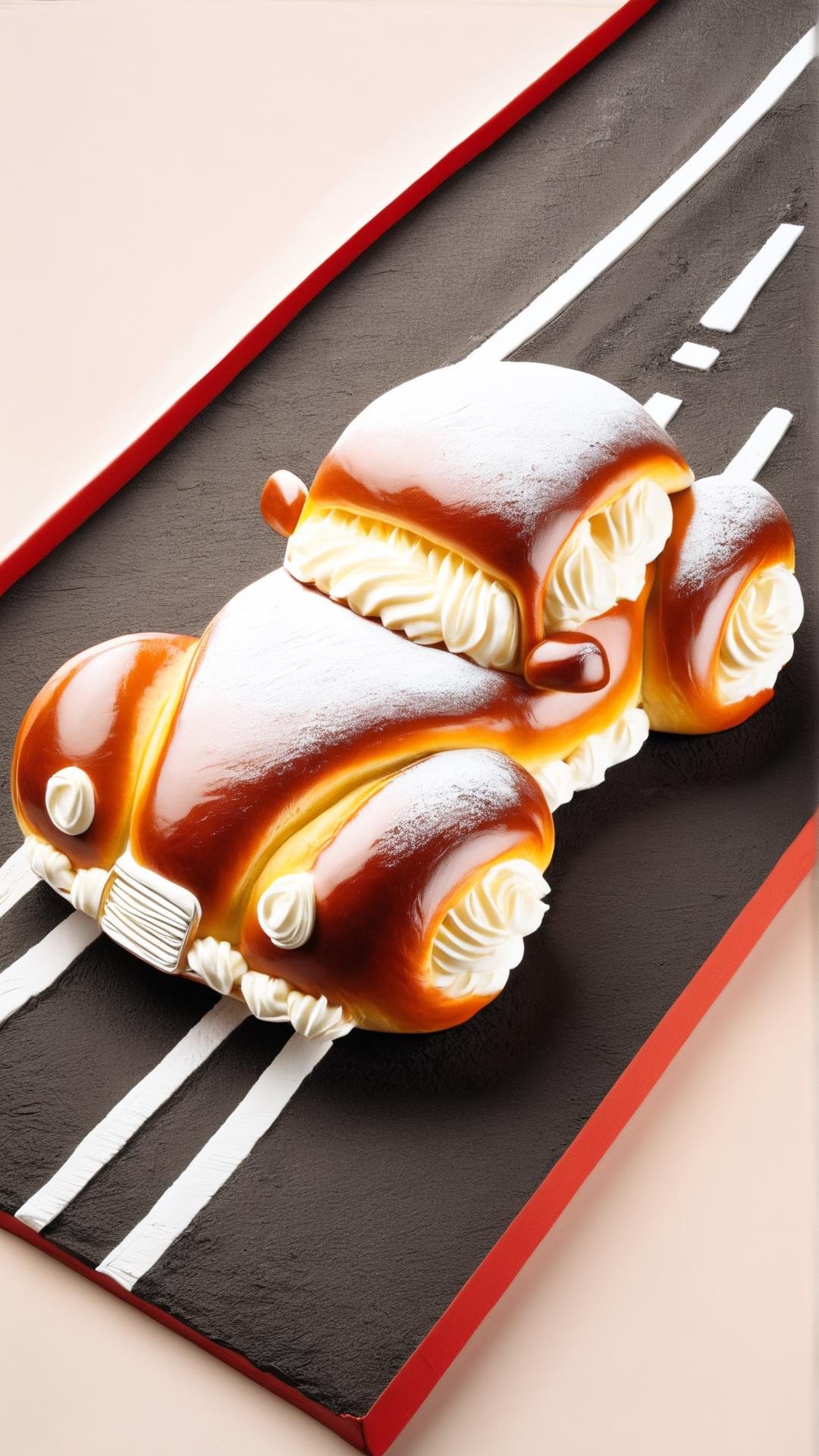 <lora:SemlaStyleXL:1>SemlaStyle car, made out of semla, (Masterpiece:1.3) (best quality:1.2) (high quality:1.1)