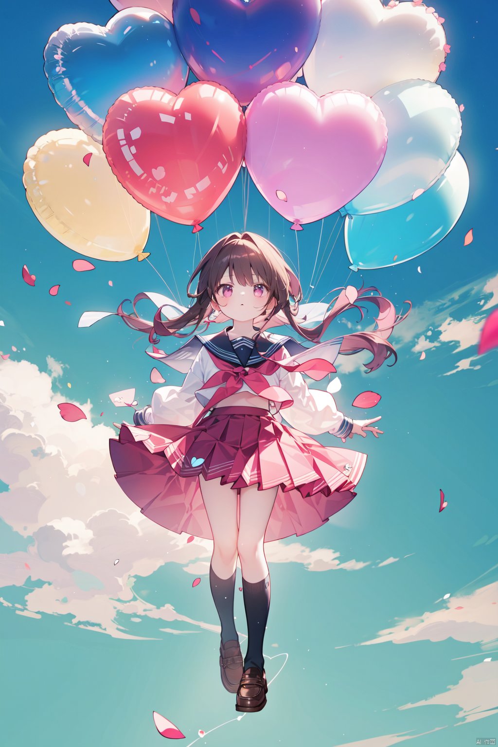 artist:tianliang duohe fangdongye,  1girl,  balloon by 叫我浅笑大人就好了 on Tensor.Art