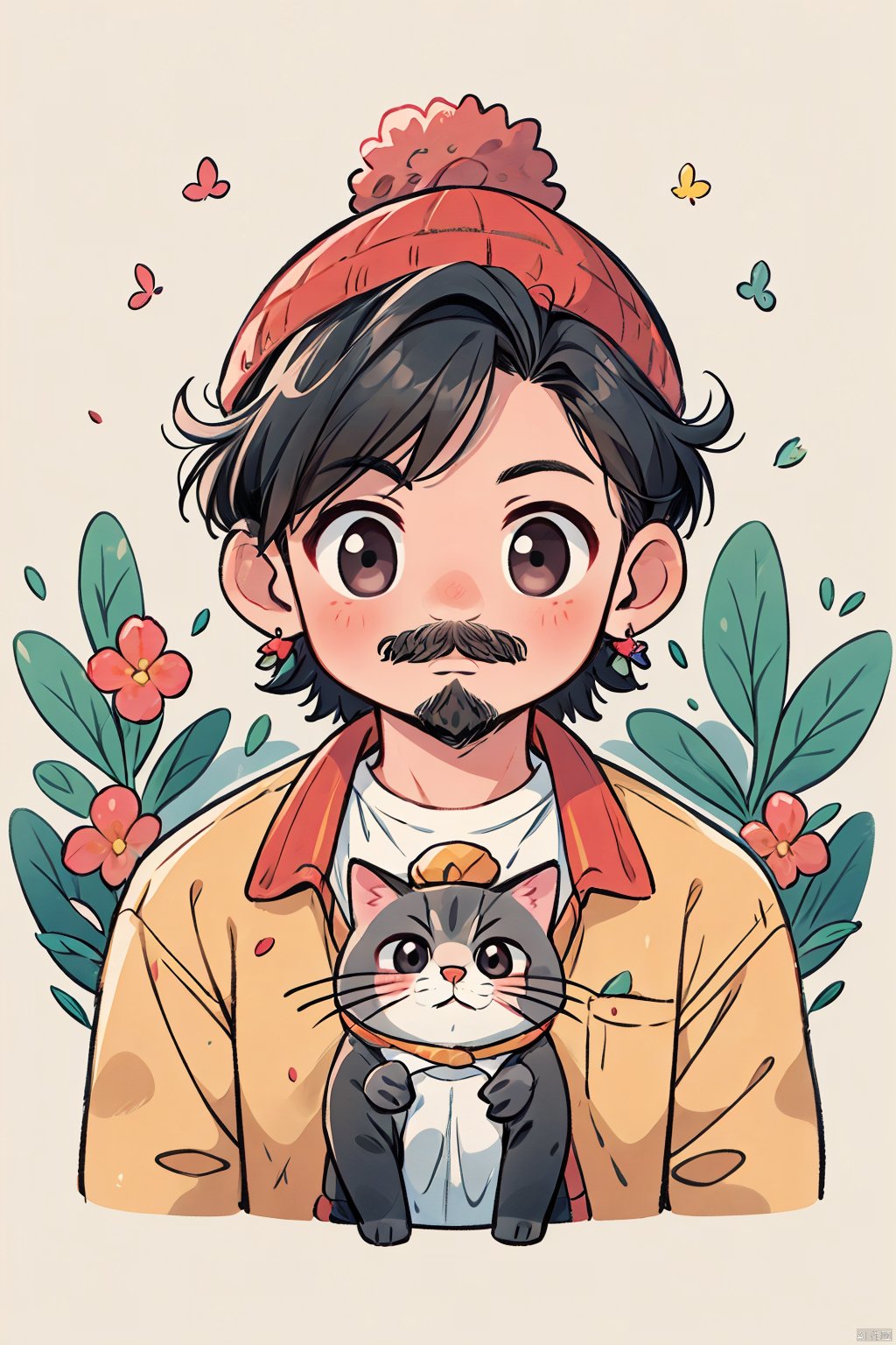TT,  hat,  black hair by TiAmo on Tensor.Art