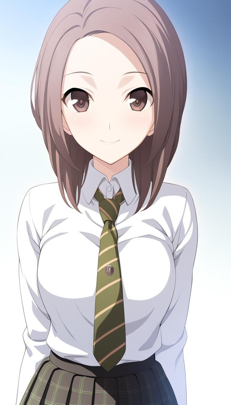 1girl,  Kodou Shiina,  school uniform by CruZz127 on Tensor.Art