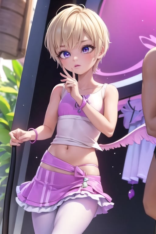 rose lavillant,  1girl slim,  light skinned and slightly tanned teenager by Yustor pro  on Tensor.Art