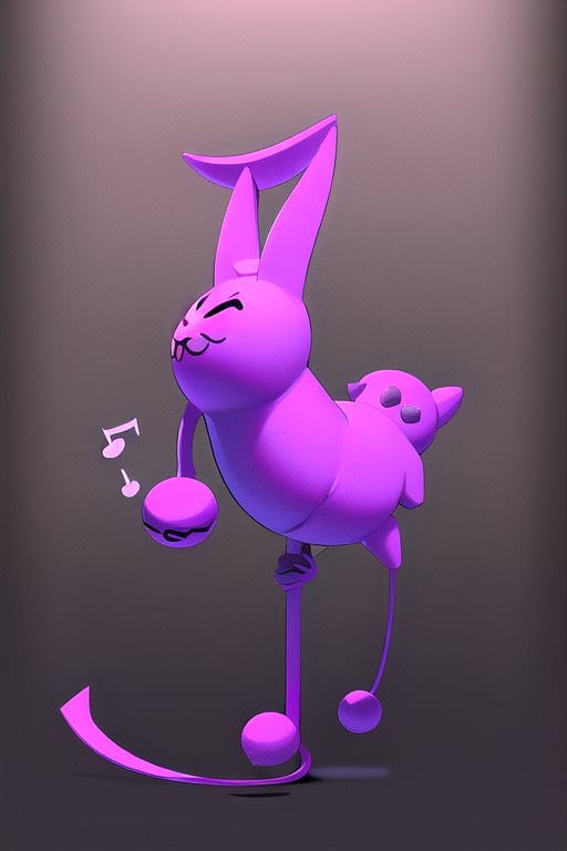 musical notes,  no human,  purple musical notes by ~Rocket.Person on Tensor.Art