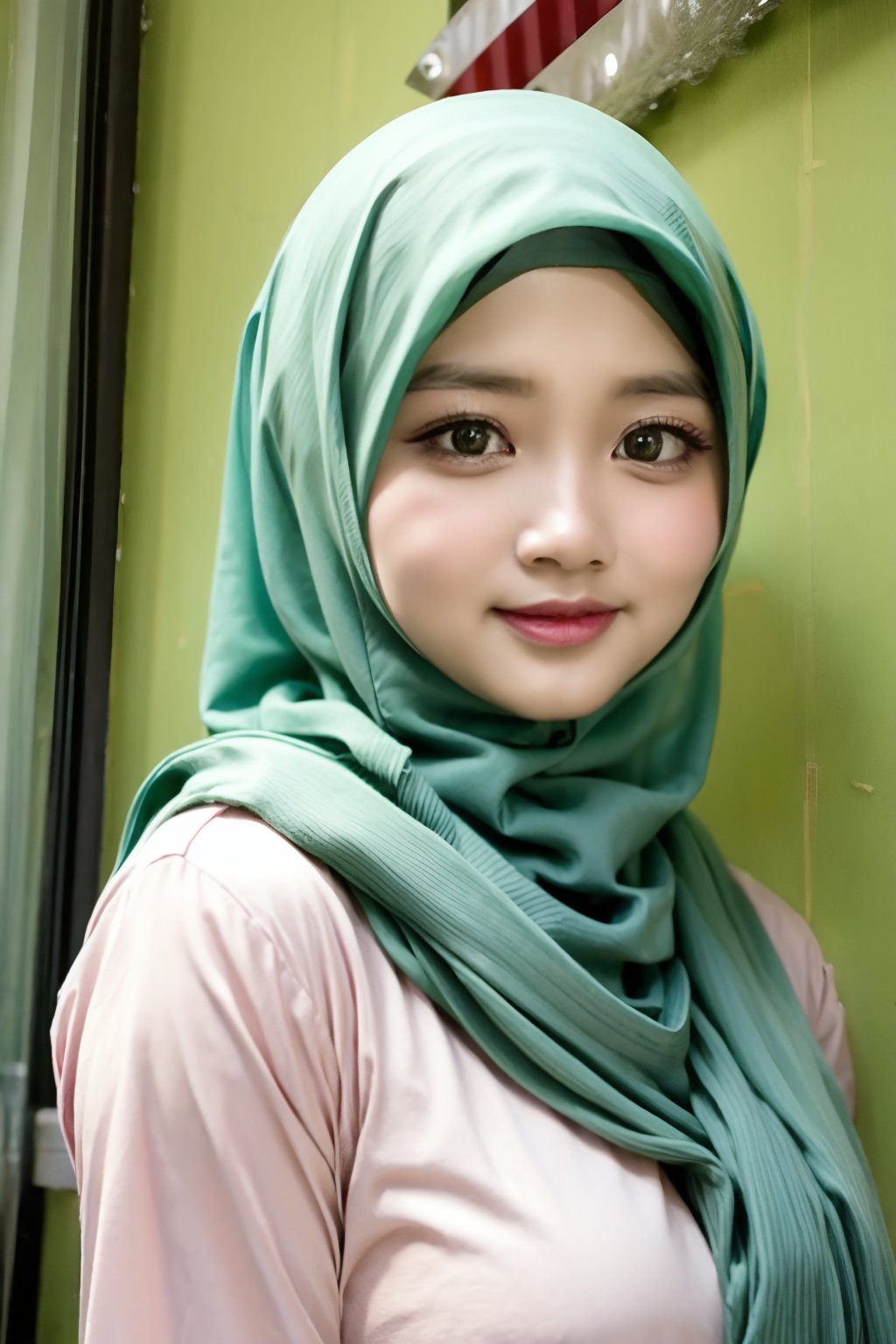 ((Green theme)),
1girl, solo, gown, hijab
The mosque, light of angels 
,H3NUY , ,Gim4l,JANGN4,photorealistic,GIM4L