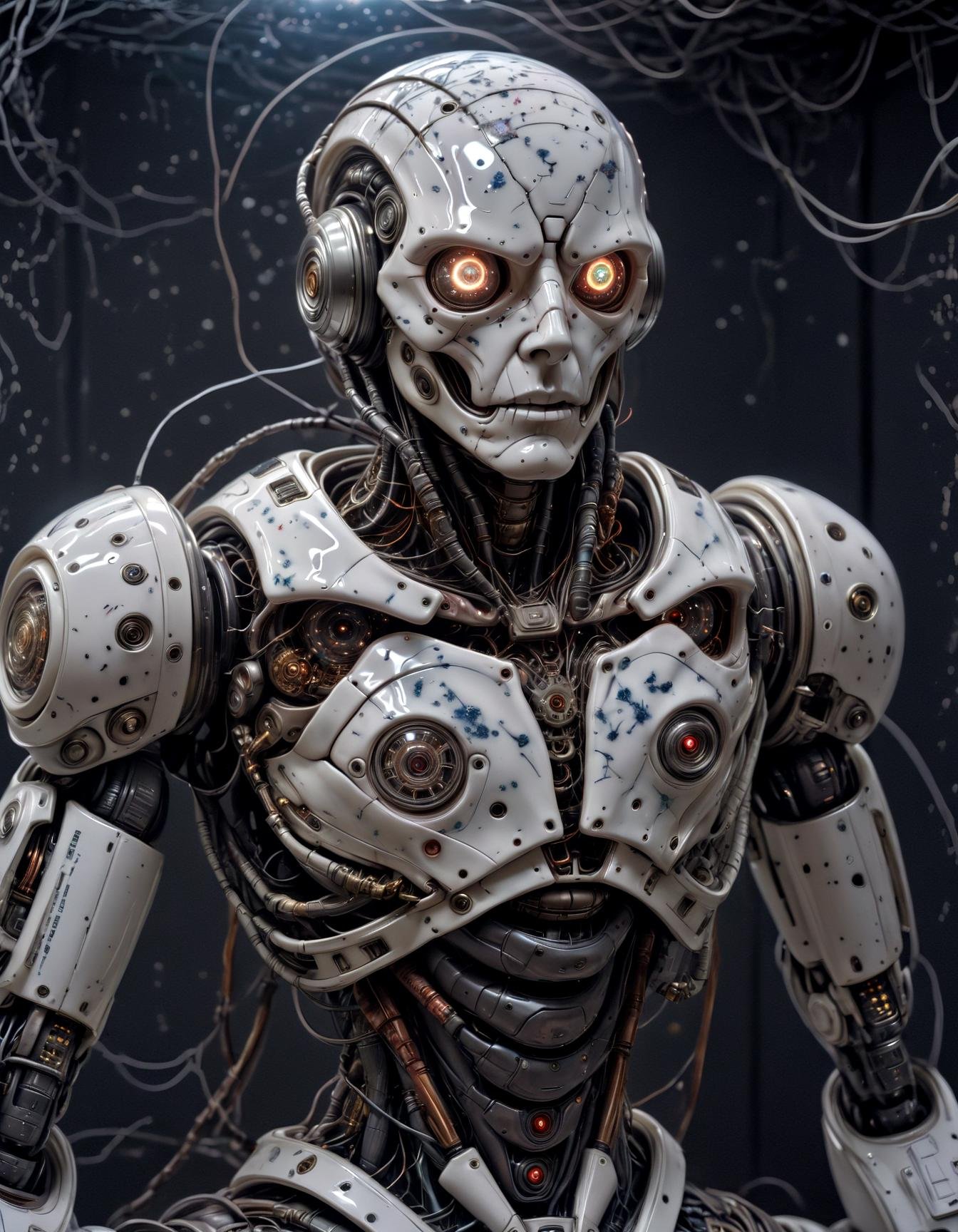 full body,  he daemon android,  robot by DennisSchöneberg on Tensor.Art