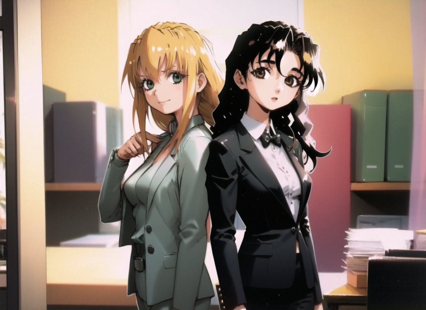 2girls,  office,  formal by Ttan on Tensor.Art