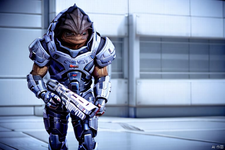 krogan,  gun.holding by 一起旅行 on Tensor.Art
