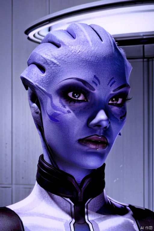 asari,  1girls,  prink skin by 一起旅行 on Tensor.Art