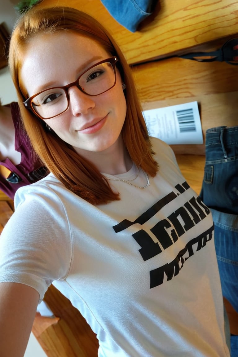1girl,  teen redhead,  beautiful girl on Tensor.Art
