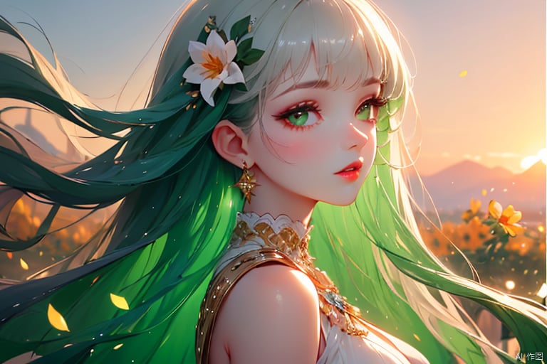 1girl,  solo,  long hair by 新月照澄湾 on Tensor.Art