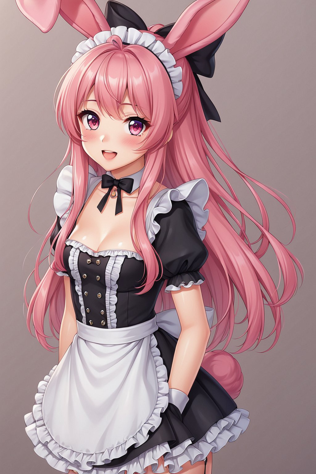 The pink bunny girl system,  a system in which women dress as cute,  pink bunnies. In this visually striking image on Tens...