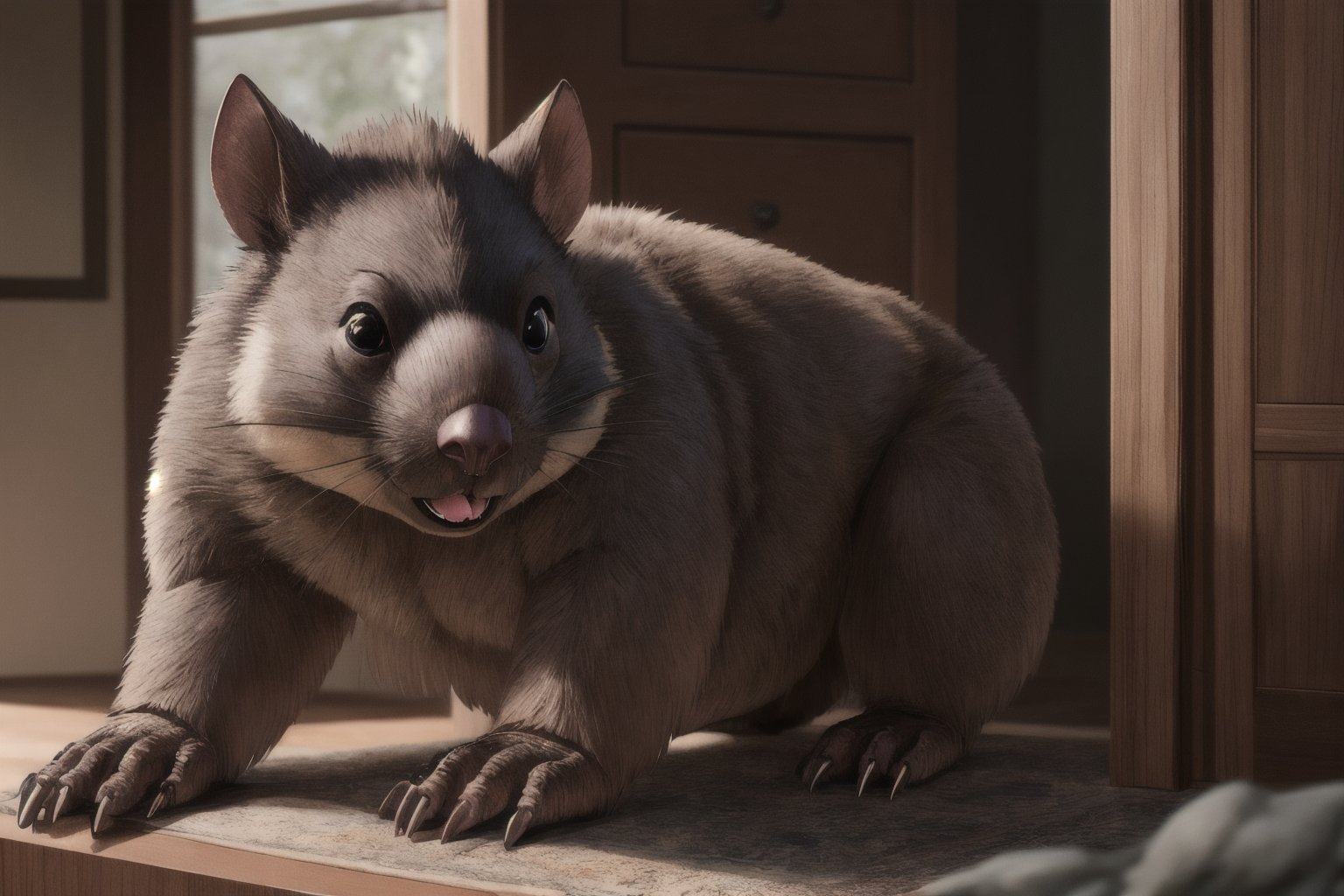 Wombat,  anthro,  intricate_detailed on Tensor.Art
