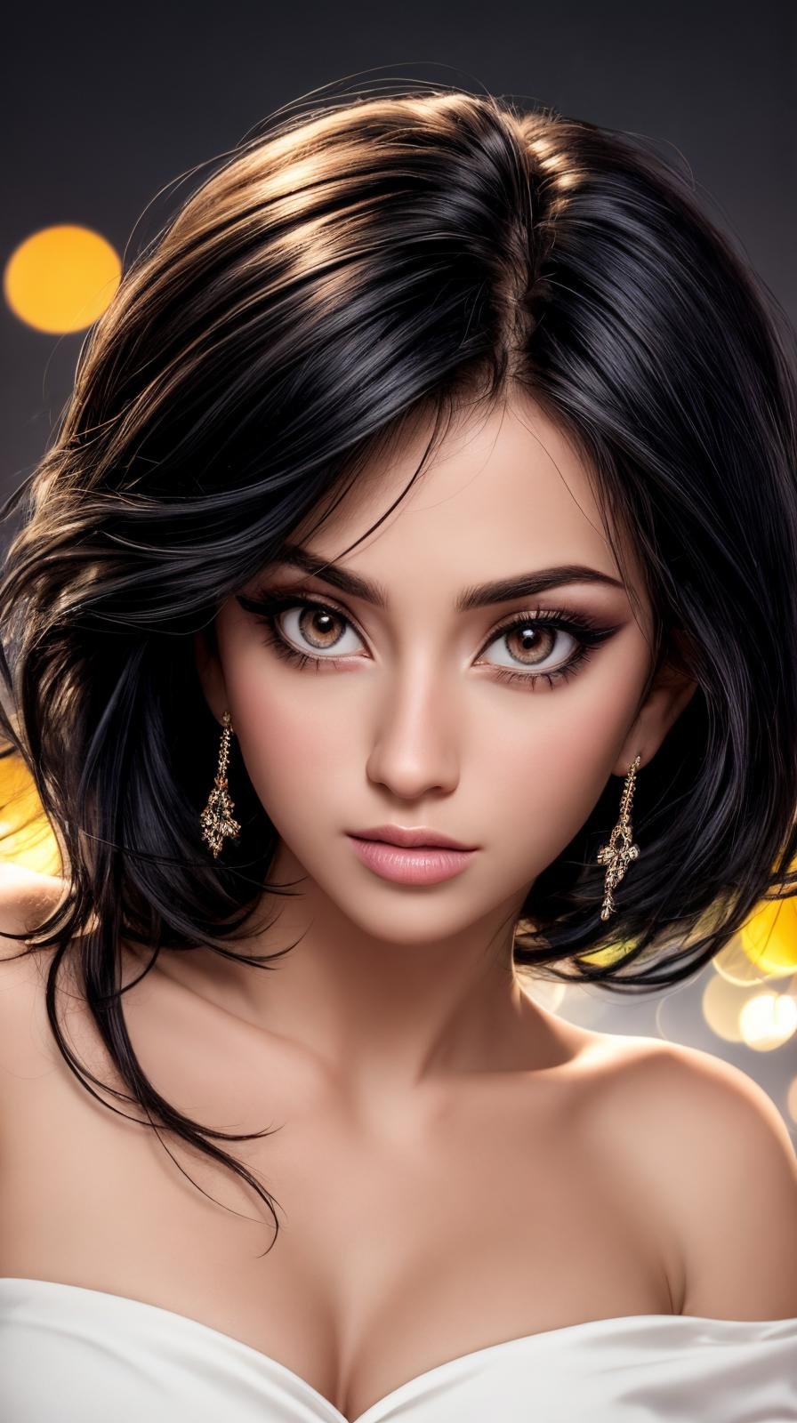 <lora:Sexy-Romanian:1> black hair, straight hair, brown eyes, full lips, high quality photography, hdr, smooth, sharp focus, high resolution, bokeh, deep of field, <lora:add_detail:1>  