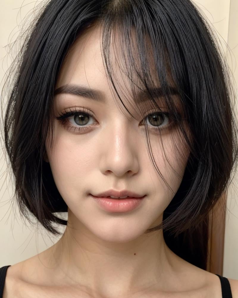 <lora:Sexy-Vietnamese:1> black straight hair, black eyes, just face,  <lora:epi_noiseoffset2:1> <lora:LORA-XenoDetailer-v2:1> 