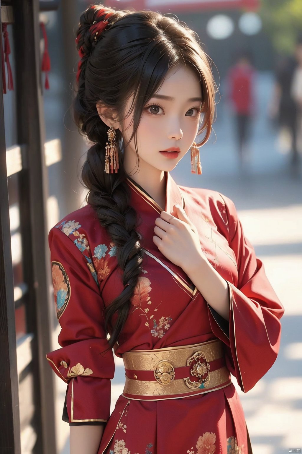 1girl.chainese drees,

