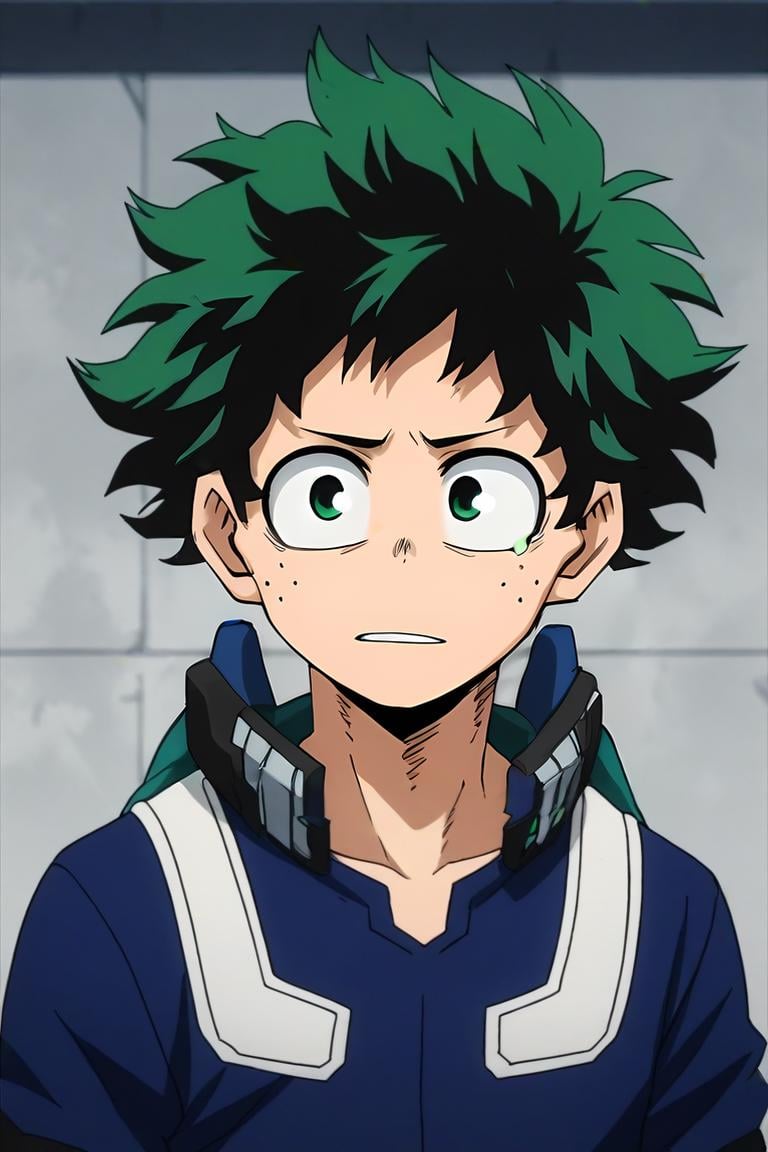 score_9, score_8_up, score_7_up, score_6_up, score_5_up, score_4_up, BREAK source_anime, anime screencap, , official style, , , , 1boy, solo, male focus, <lora:izuku_midoriya_pony:0.96>, izuku_midoriya, , , crewneck, , cyberpunk, , <lora:sdxl_lightning_8step_lora:1>