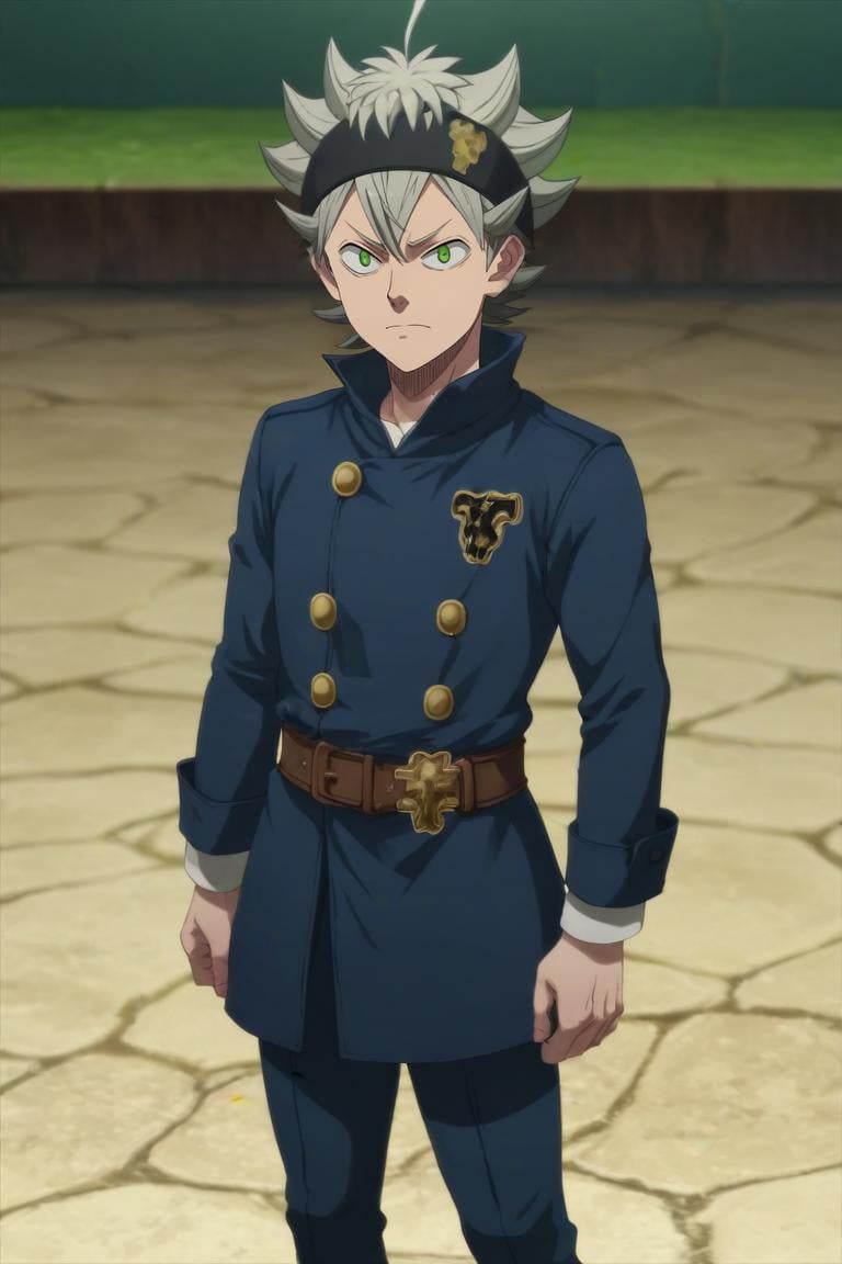 score_9, score_8_up, score_7_up, source_anime, (realistic:0.6), , , depth of field, 1boy, solo, male focus, <lora:asta_black_clover_pony:0.98>, asta_black_clover, grey hair, green eyes, spiked hair, , , thief costume, world war 2, , <lora:sdxl_lightning_8step_lora:1>