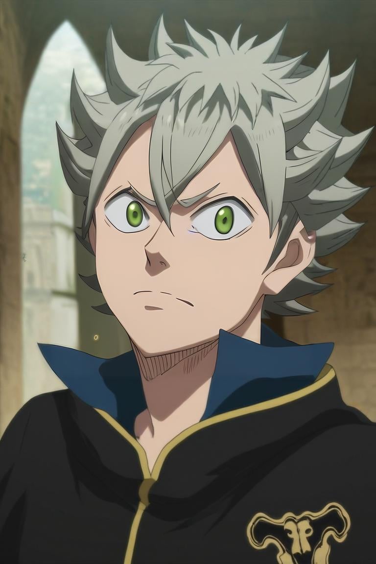 score_9, score_8_up, score_7_up, source_anime, (photorealistic:0.6), , , depth of field, 1boy, solo, male focus, <lora:asta_black_clover_pony:0.9>, asta_black_clover, grey hair, green eyes, spiked hair, , , ,, The Tower of Shadows, , <lora:sdxl_lightning_8step_lora:1>