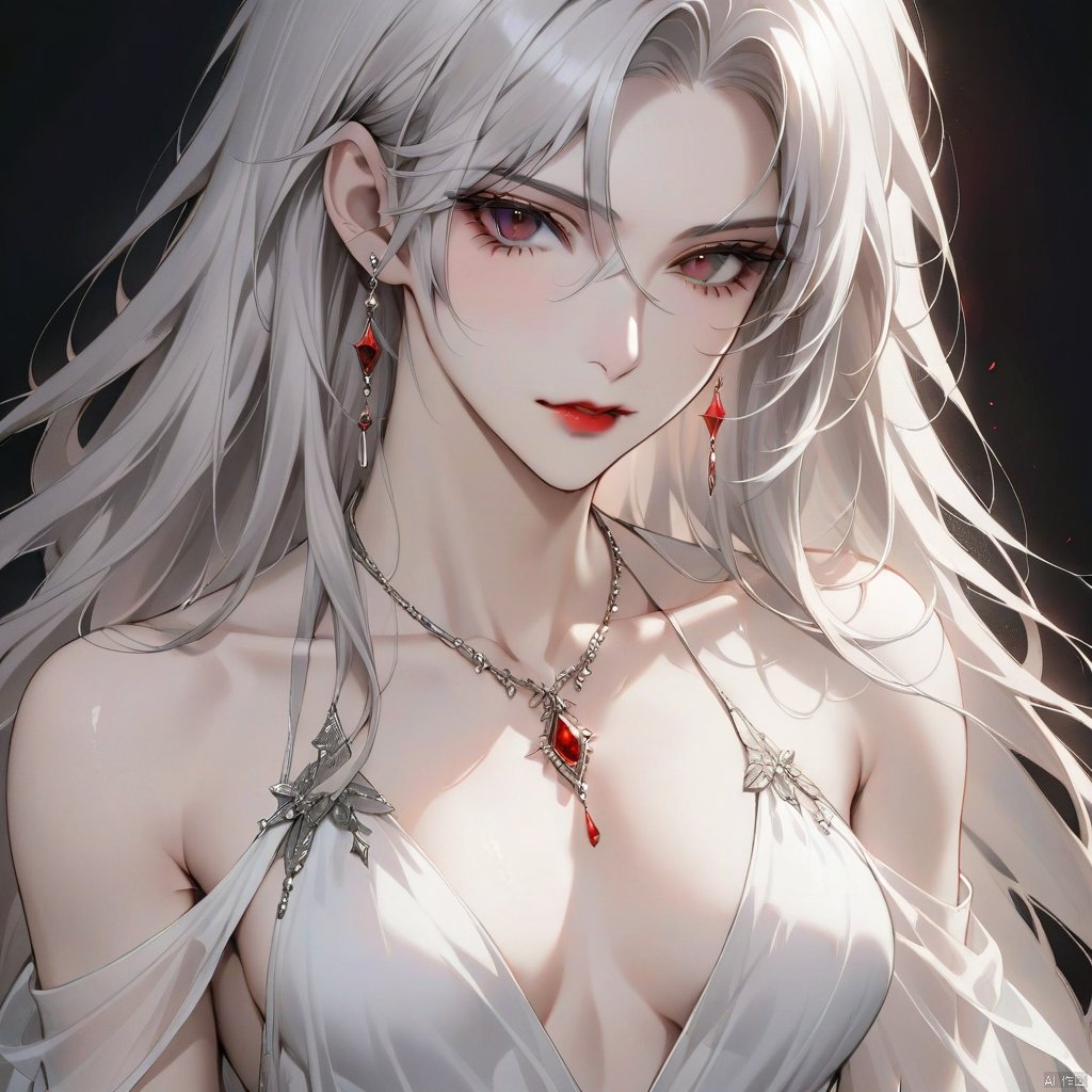 1boy,  solo,  long hair by 新月照澄湾 on Tensor.Art